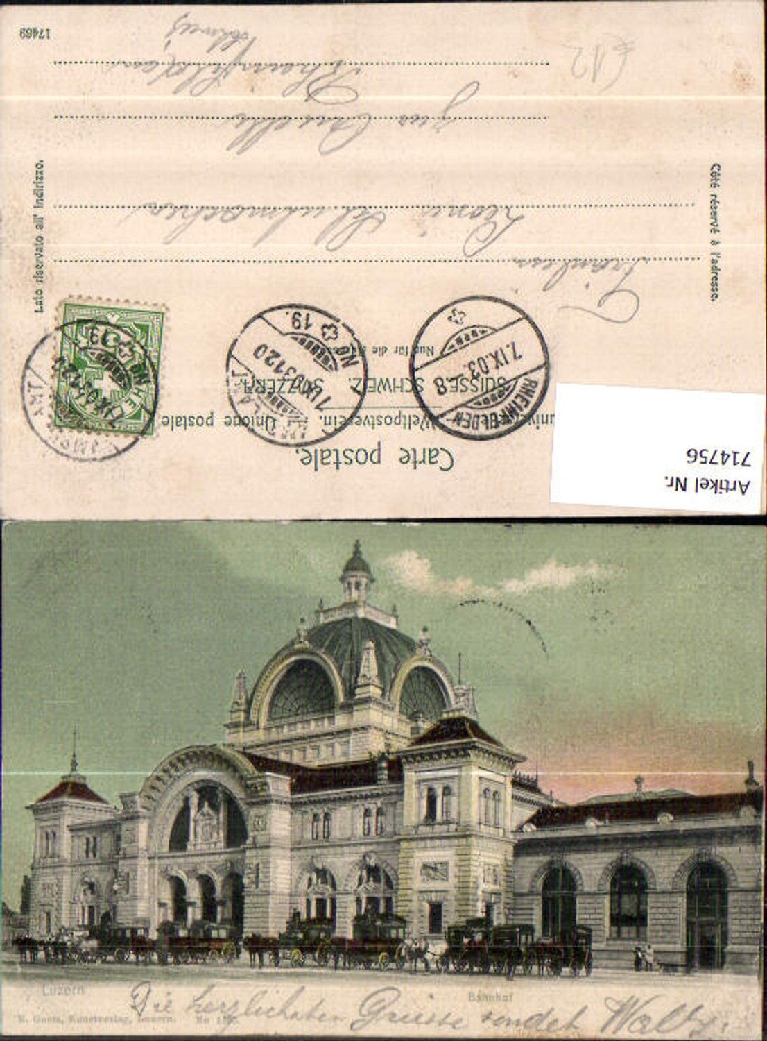 Alte Ansichtskarte – Old Postcard