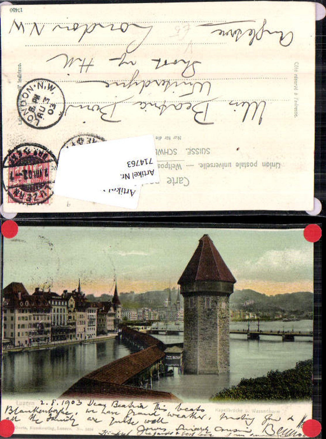 Alte Ansichtskarte – Old Postcard