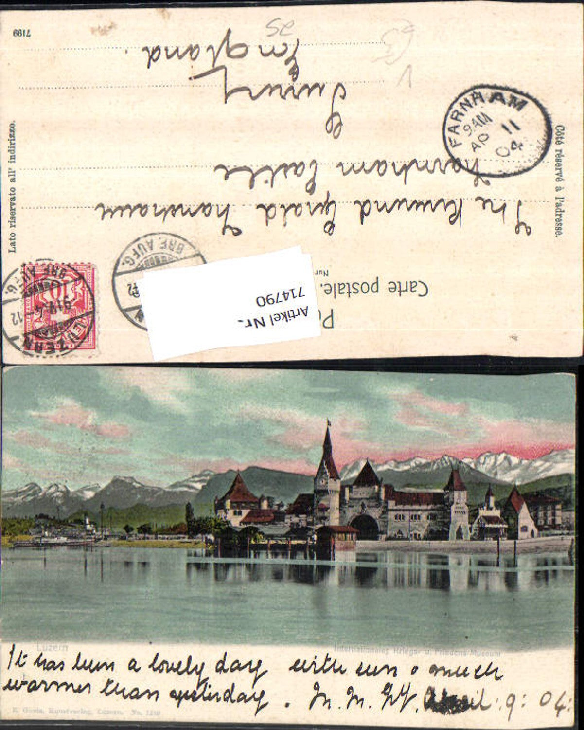 Alte Ansichtskarte – Old Postcard