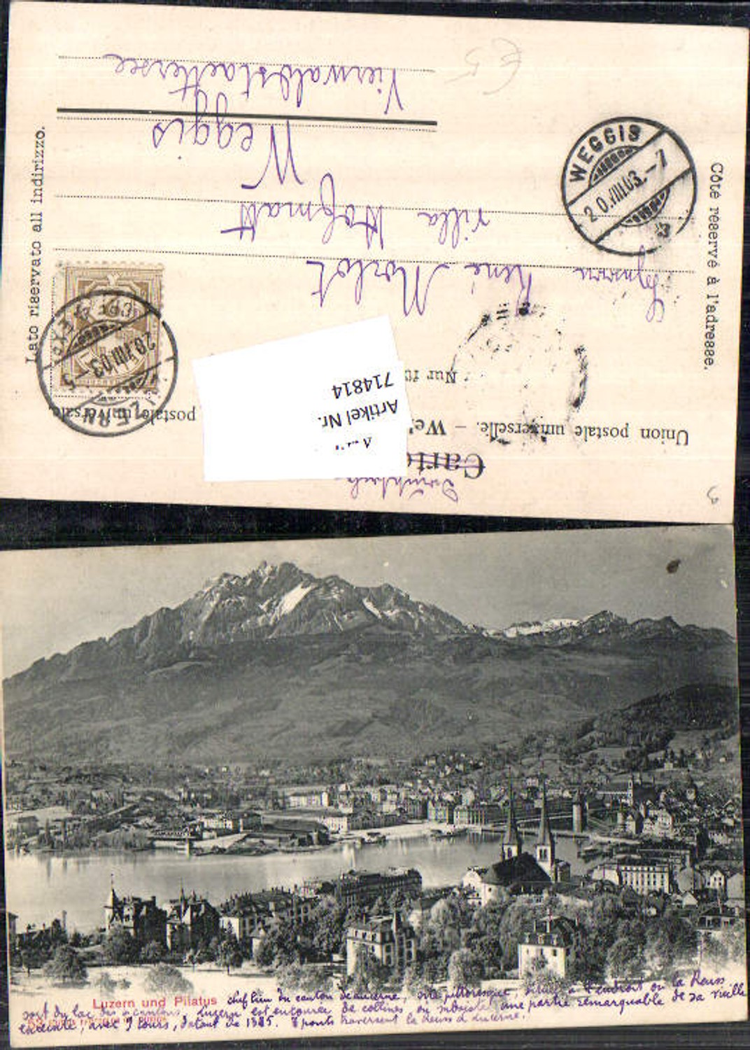 Alte Ansichtskarte – Old Postcard