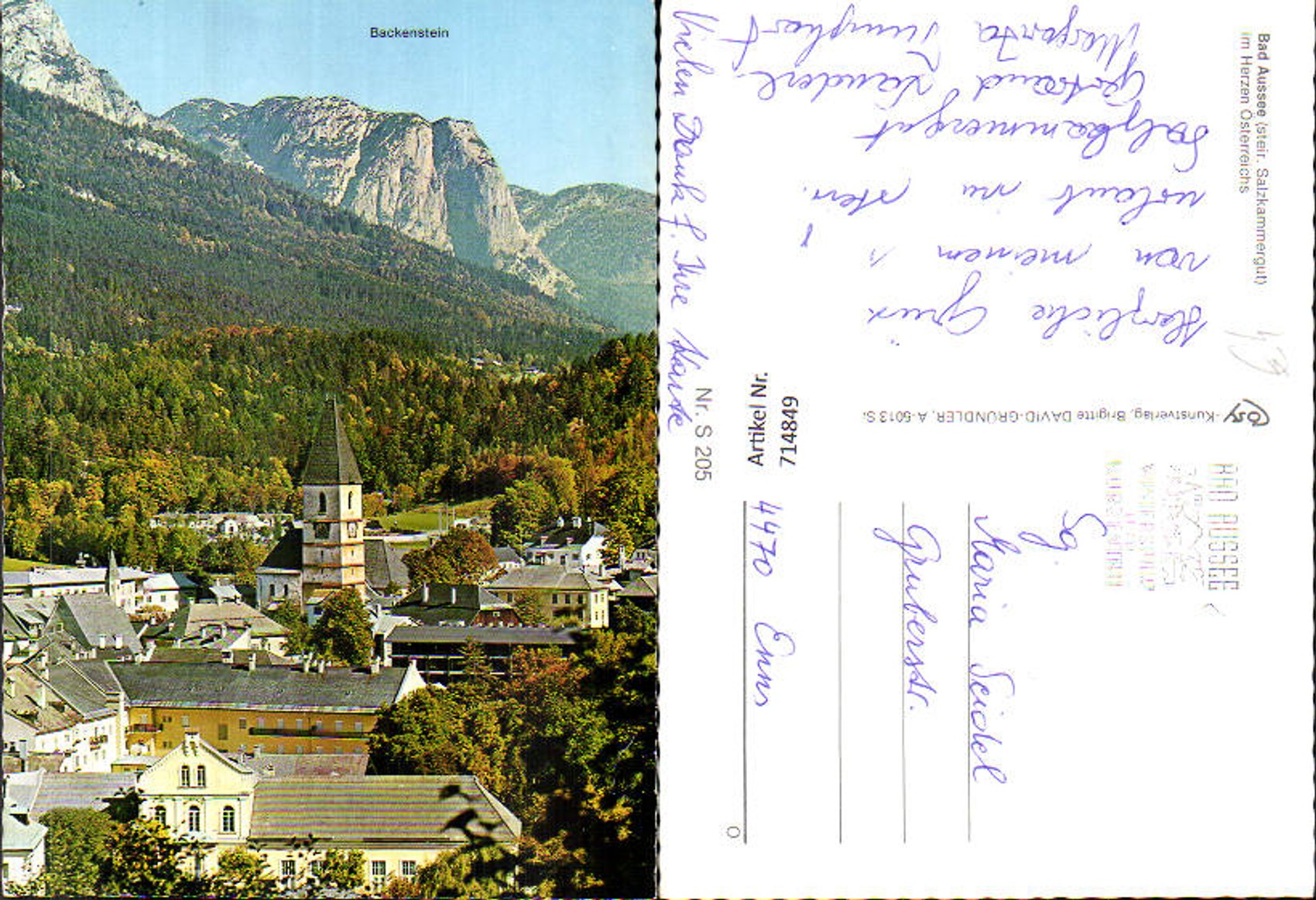 Alte Ansichtskarte – Old Postcard