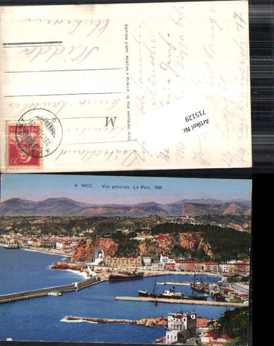 715129 France Nice Nizza Le Port Hafen gel Nidda Oberhessen