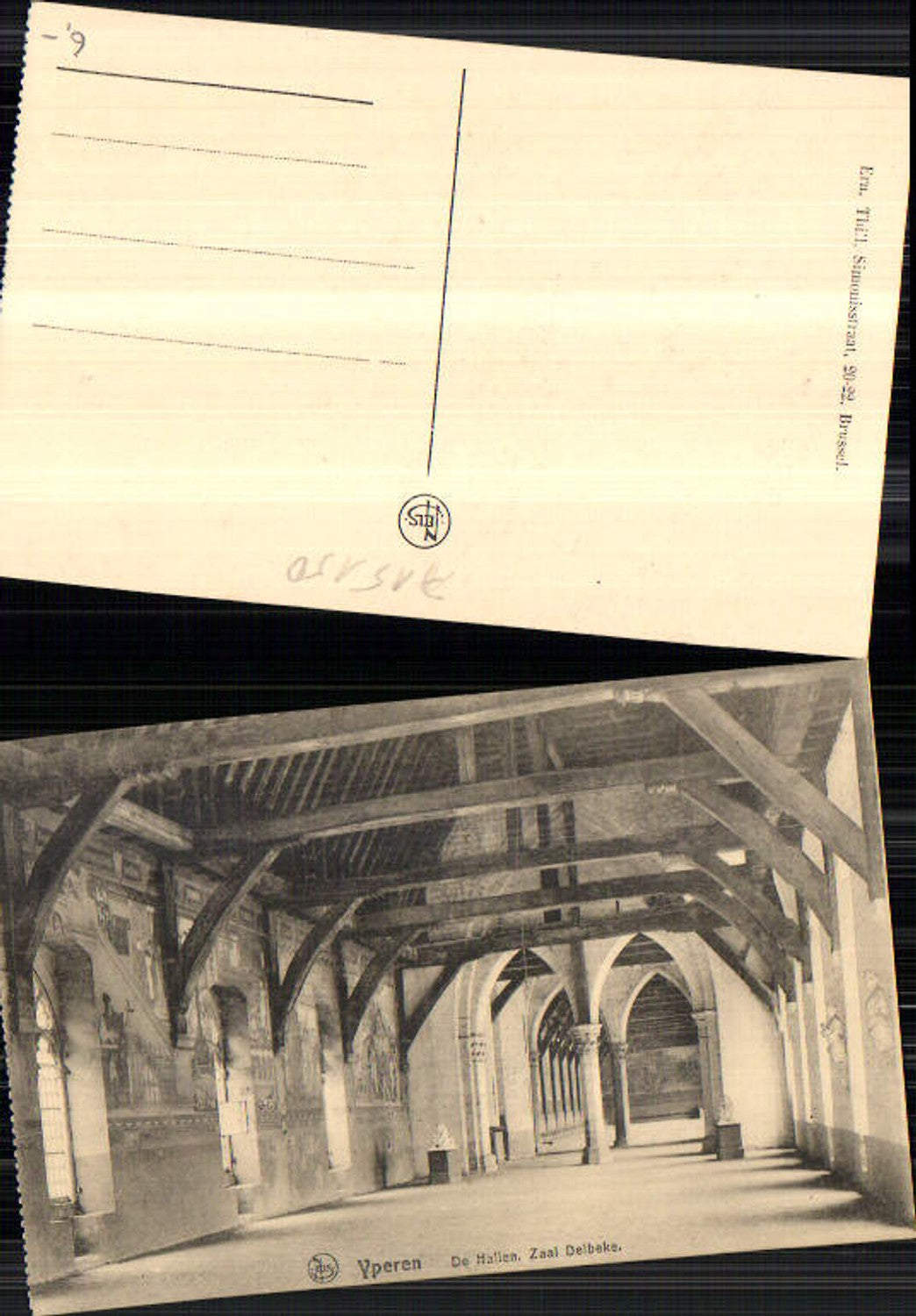 715150 Belgium Flandern Ypern Ypres De Hallen Zaal Delbeke