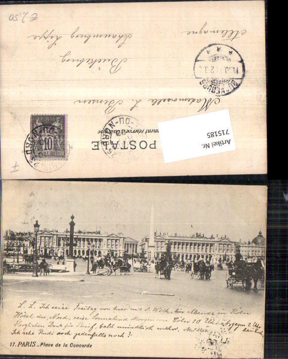 Alte Ansichtskarte – Old Postcard