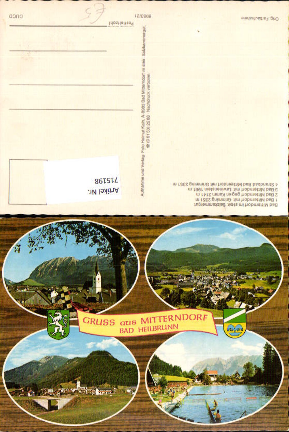 Alte Ansichtskarte – Old Postcard