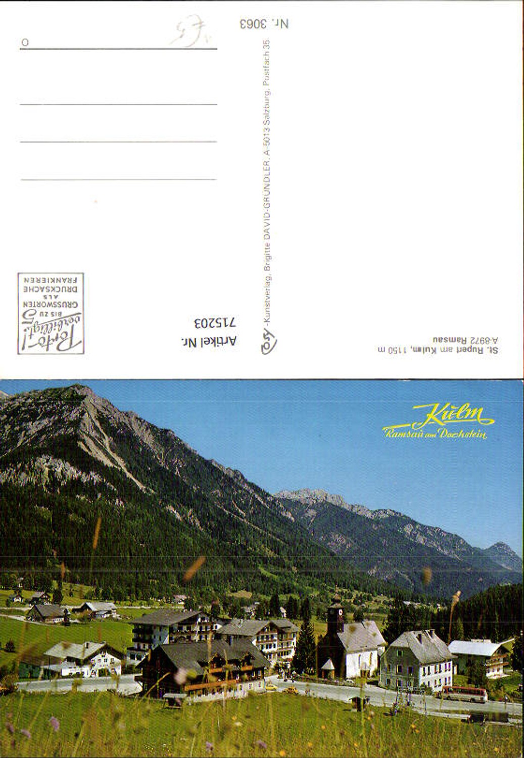 Alte Ansichtskarte – Old Postcard