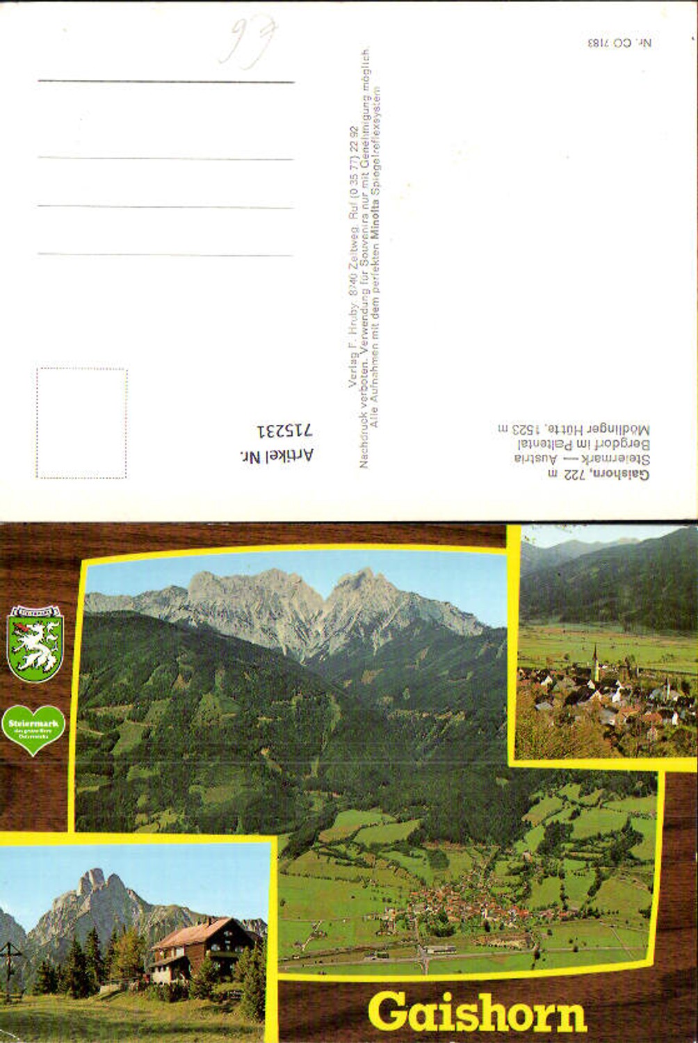 Alte Ansichtskarte – Old Postcard