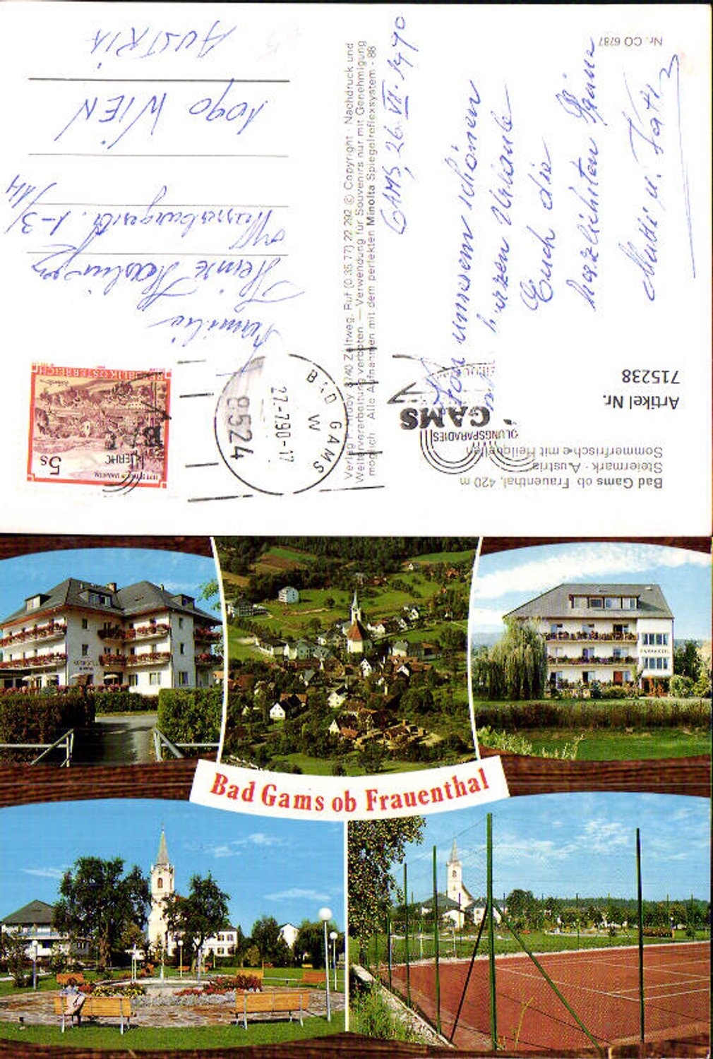Alte Ansichtskarte – Old Postcard