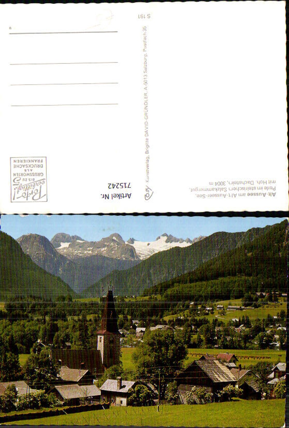 Alte Ansichtskarte – Old Postcard