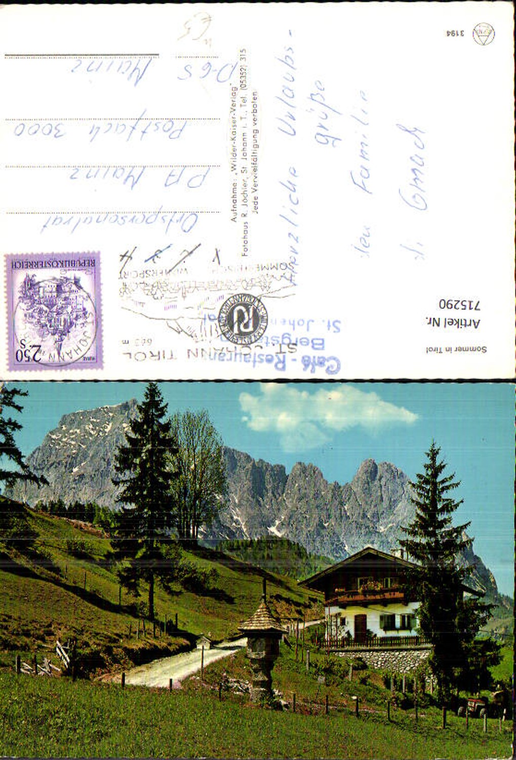 Alte Ansichtskarte – Old Postcard