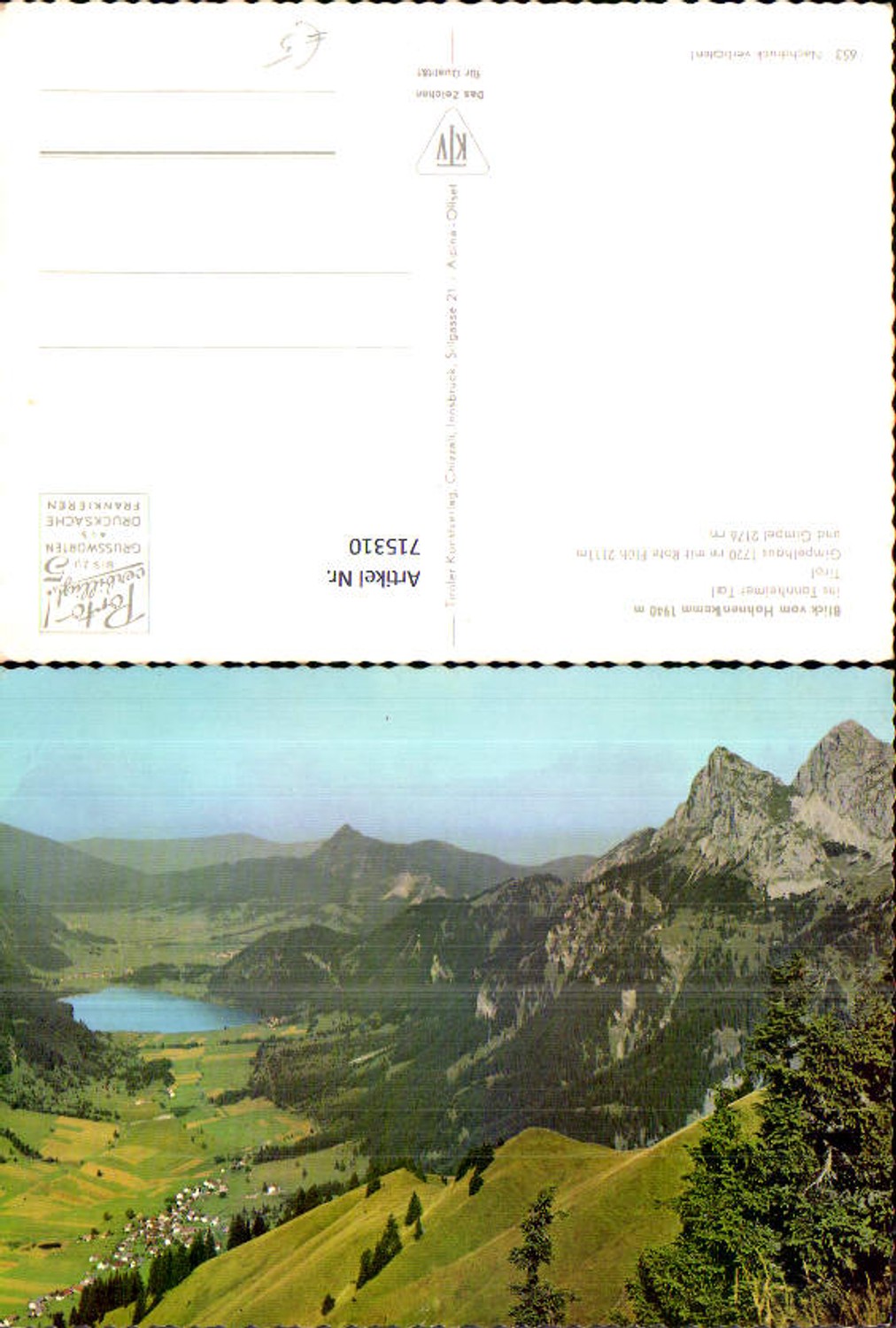 Alte Ansichtskarte – Old Postcard