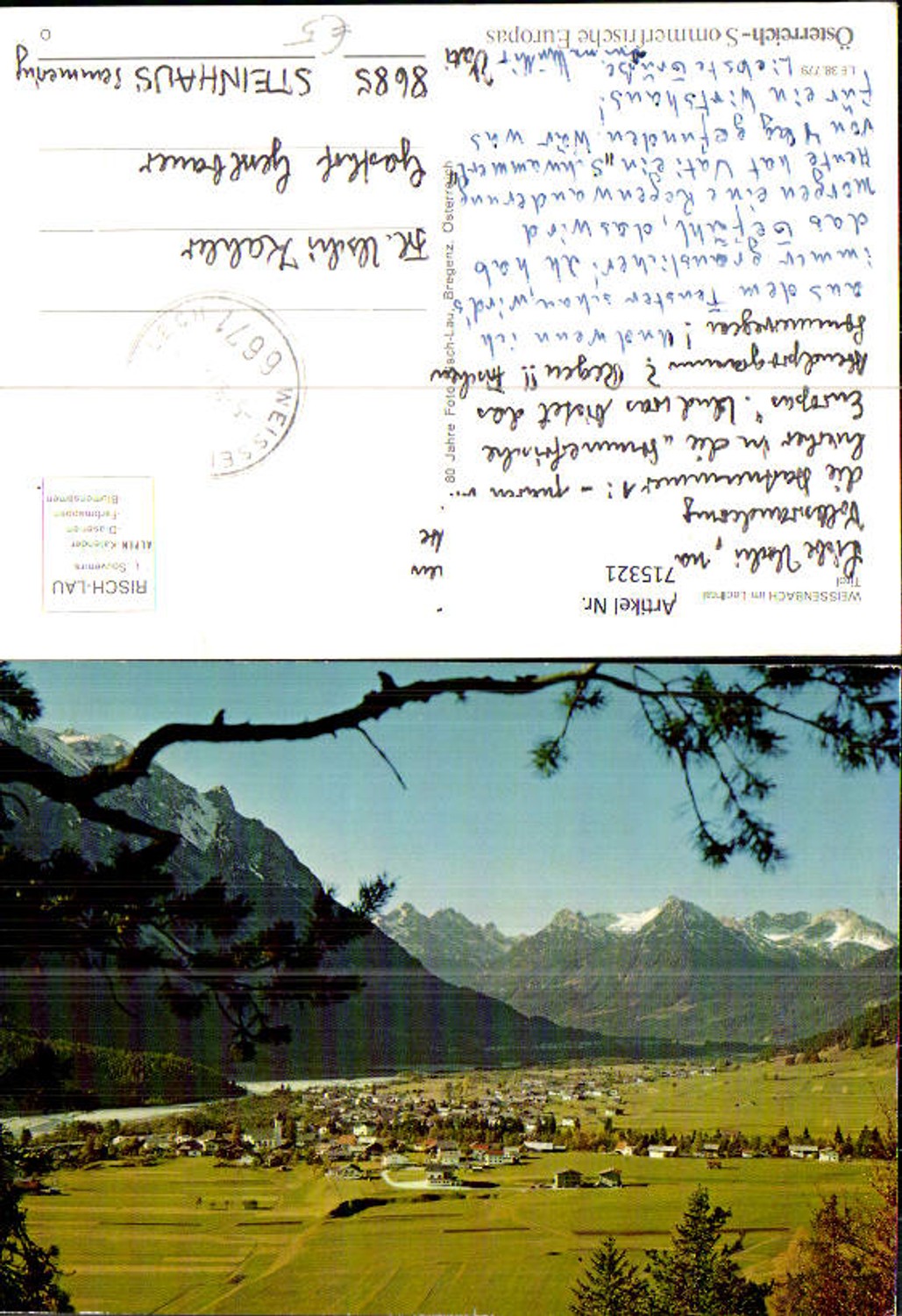 Alte Ansichtskarte – Old Postcard