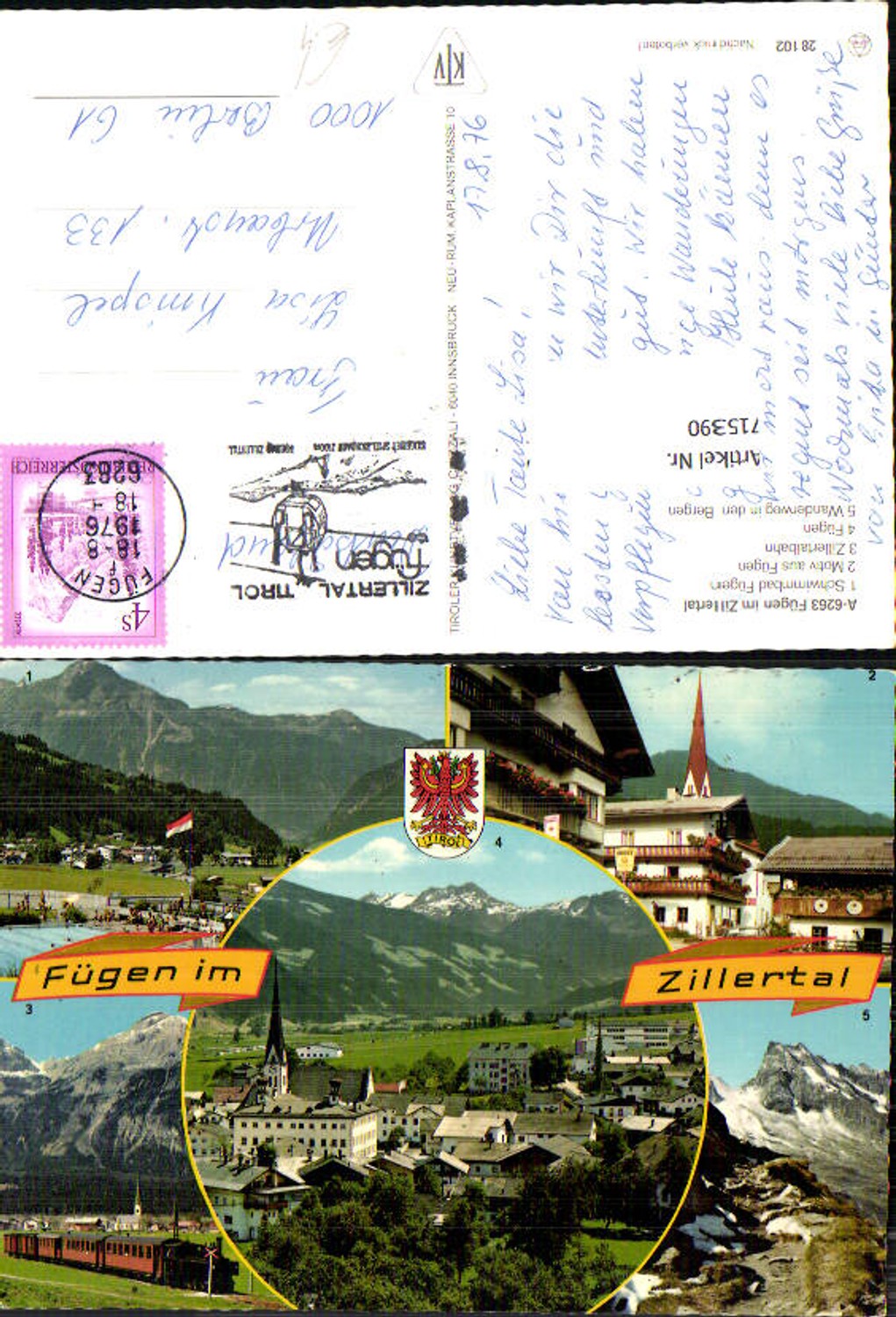 Alte Ansichtskarte – Old Postcard
