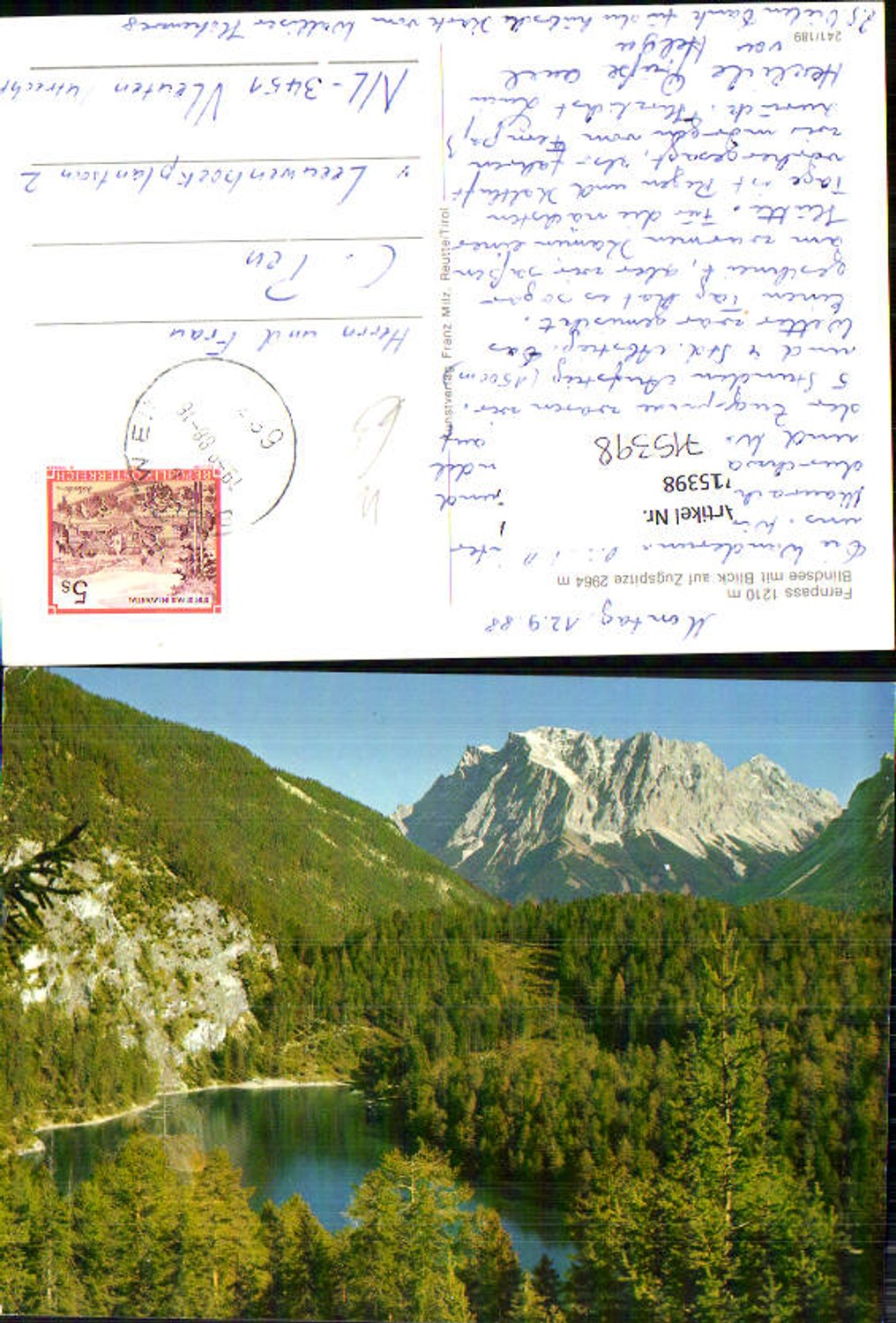 Alte Ansichtskarte – Old Postcard