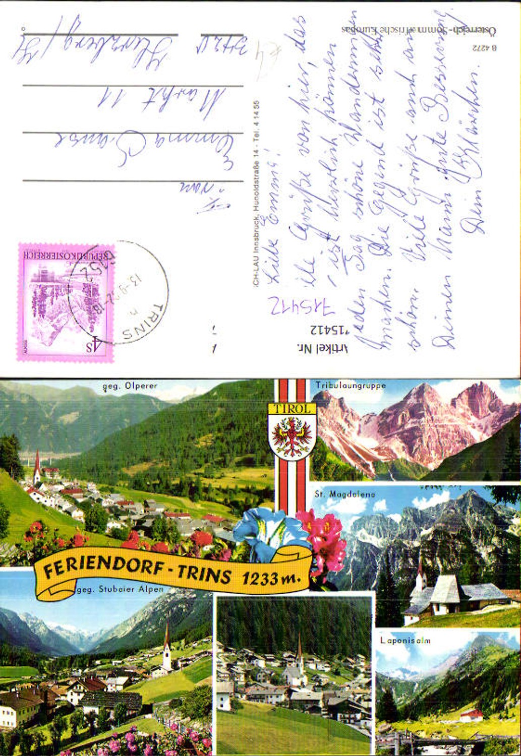 Alte Ansichtskarte – Old Postcard