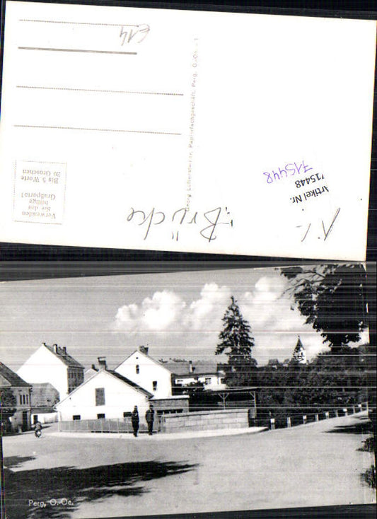 715448 Foto-AK Perg Naarnbrücke Naarn Partie um 1960