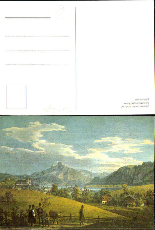 715481 Mondsee REPRO Jakob von Alt 1833 Schafberg