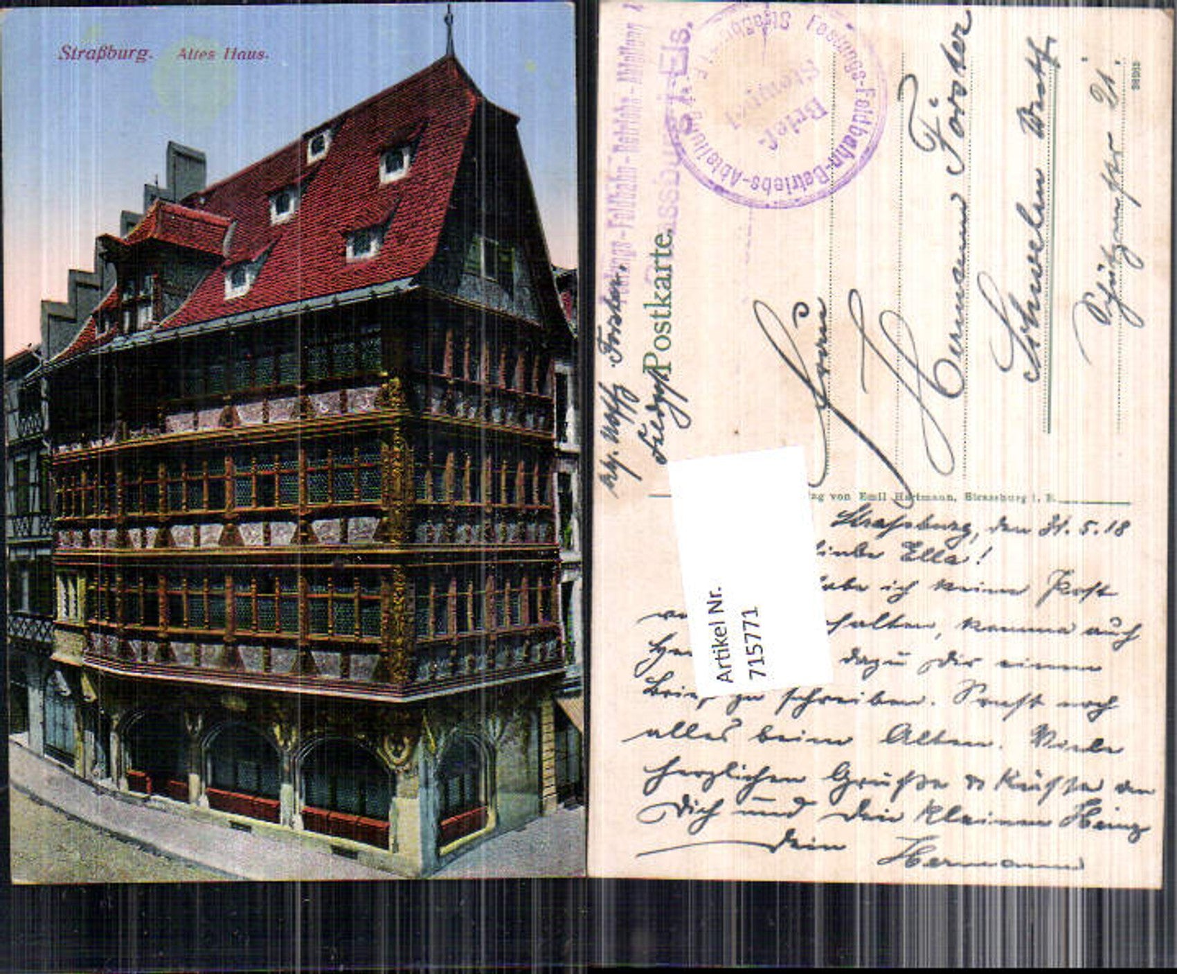 Alte Ansichtskarte – Old Postcard