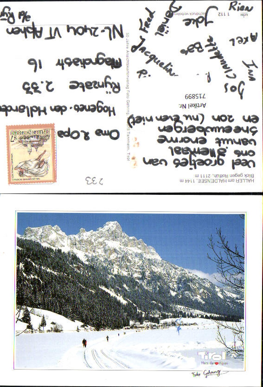 Alte Ansichtskarte – Old Postcard