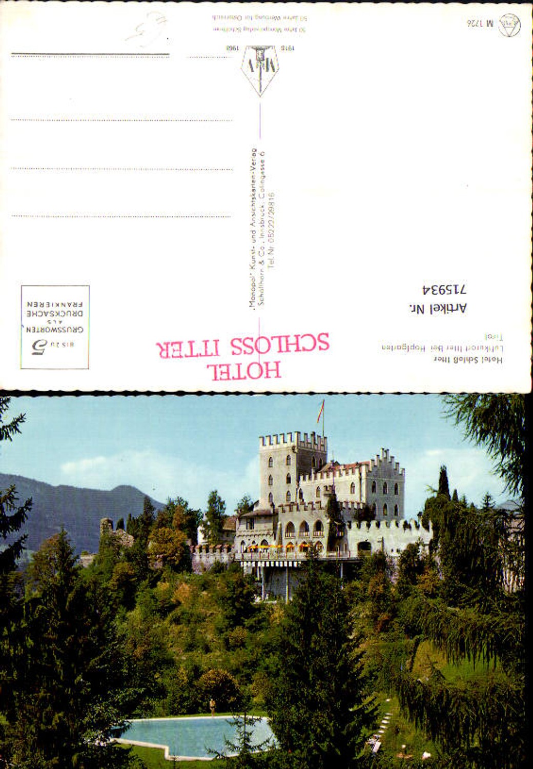 Alte Ansichtskarte – Old Postcard