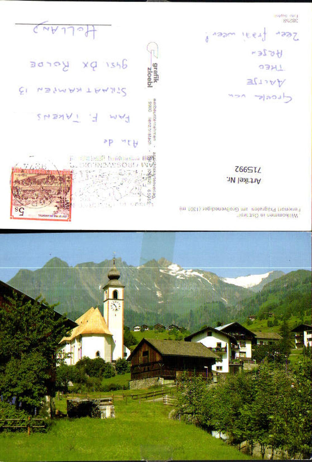 Alte Ansichtskarte – Old Postcard