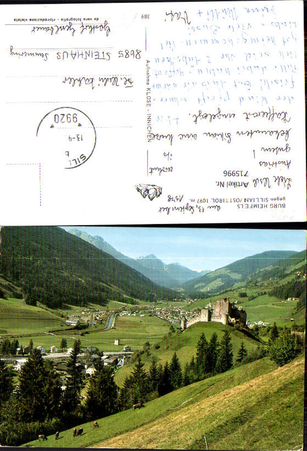 Alte Ansichtskarte – Old Postcard