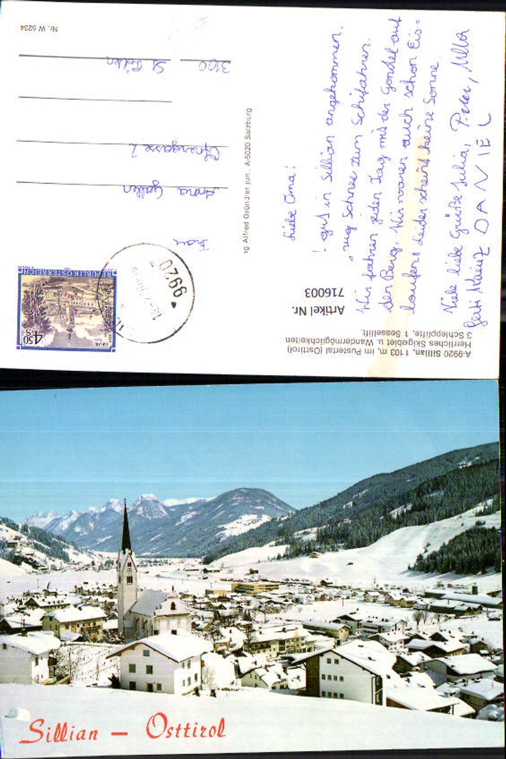 Alte Ansichtskarte – Old Postcard