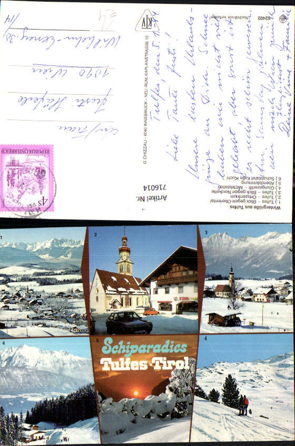 Alte Ansichtskarte – Old Postcard