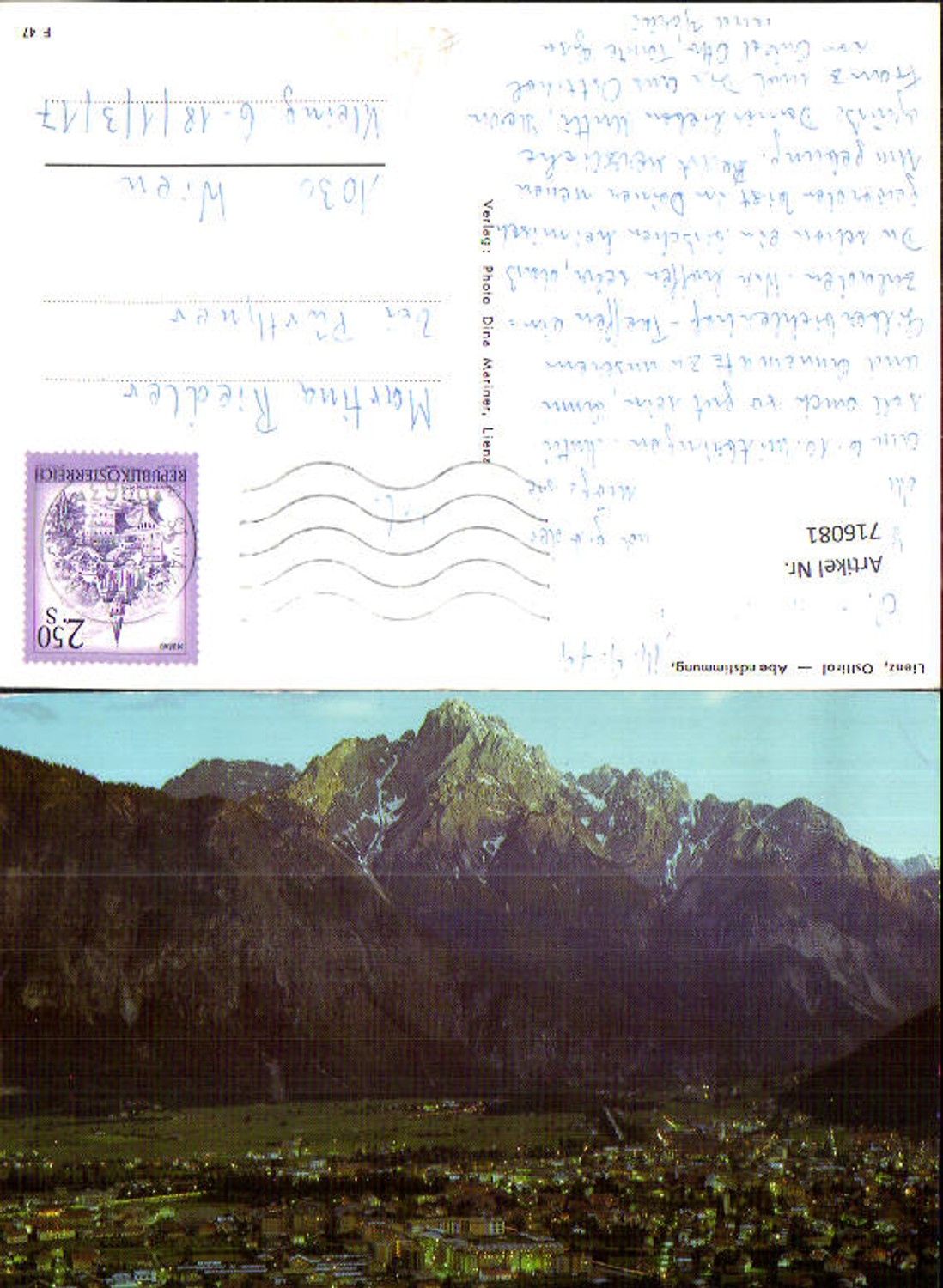 Alte Ansichtskarte – Old Postcard