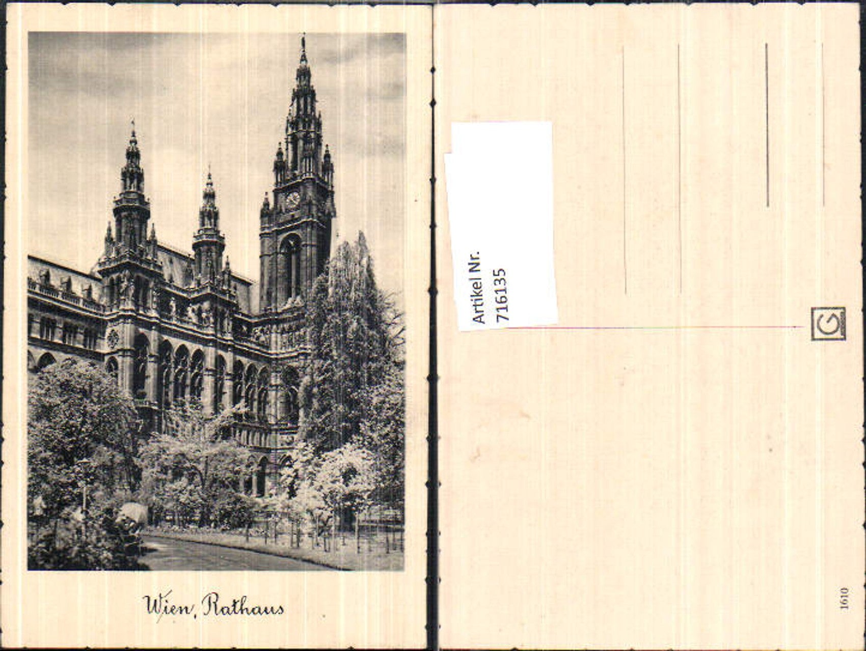 Alte Ansichtskarte – Old Postcard