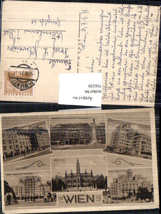 Alte Ansichtskarte – Old Postcard