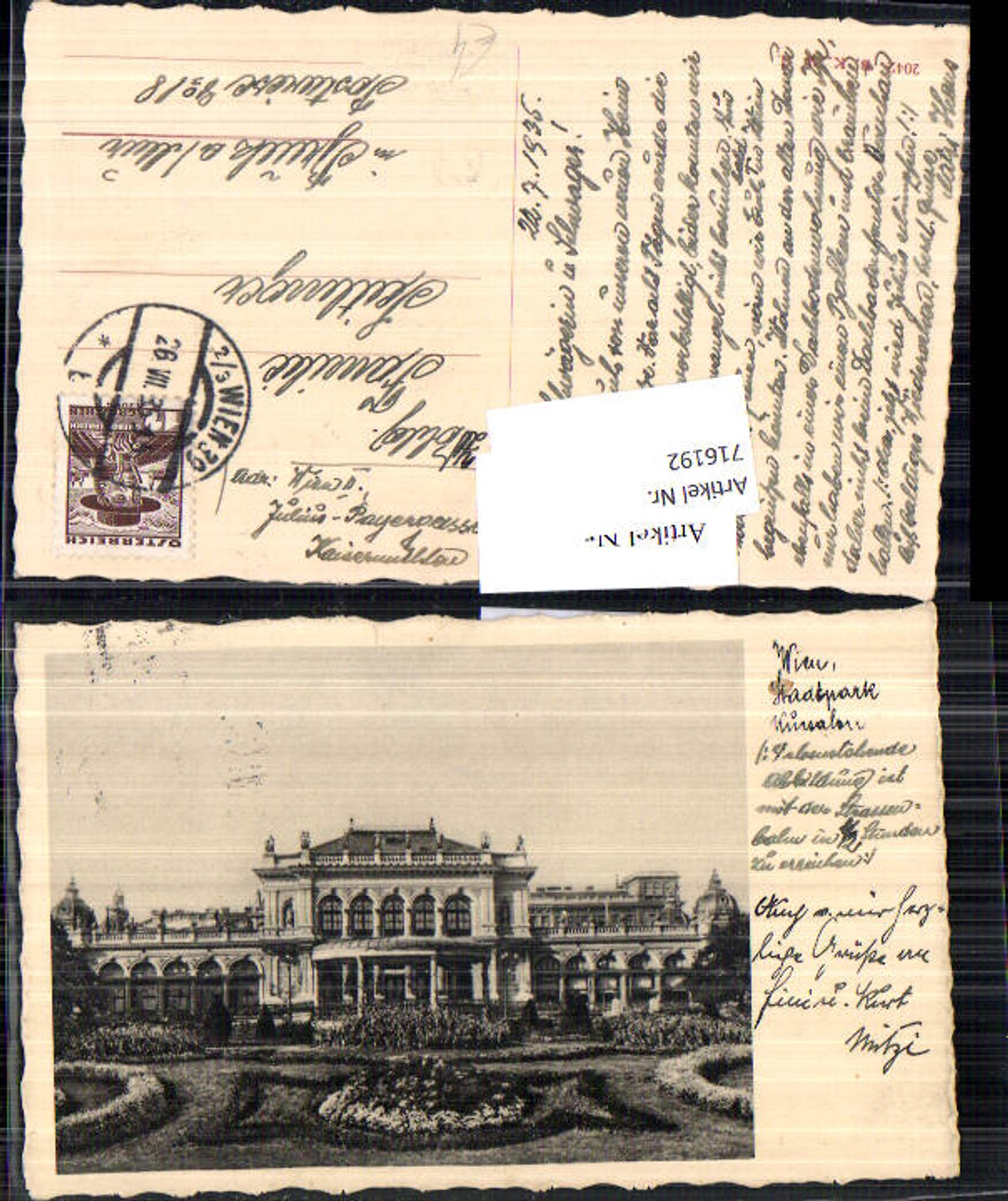 Alte Ansichtskarte – Old Postcard