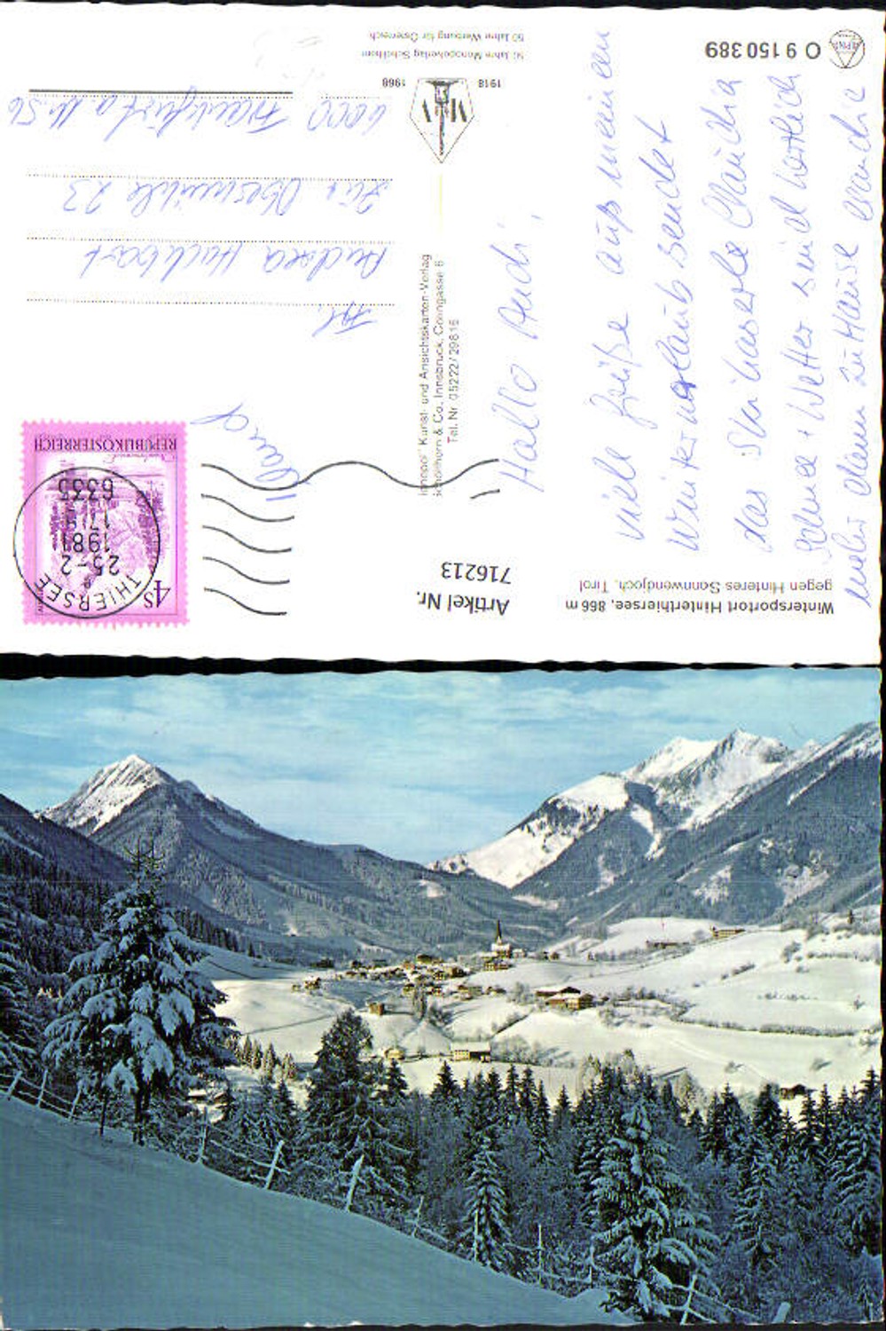Alte Ansichtskarte – Old Postcard