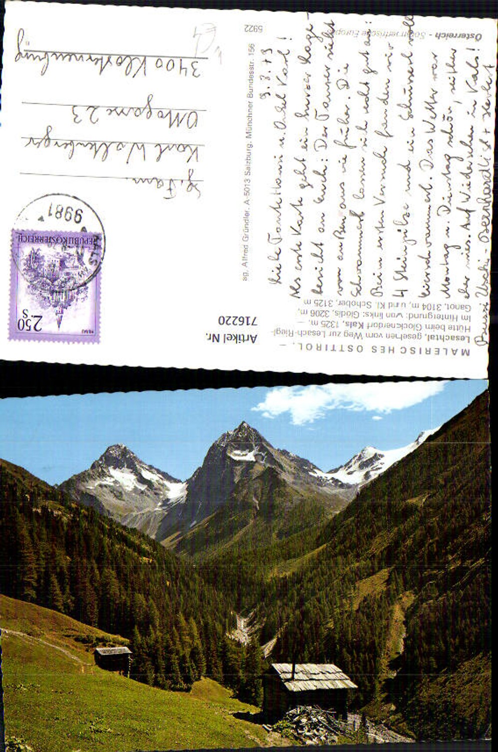 Alte Ansichtskarte – Old Postcard
