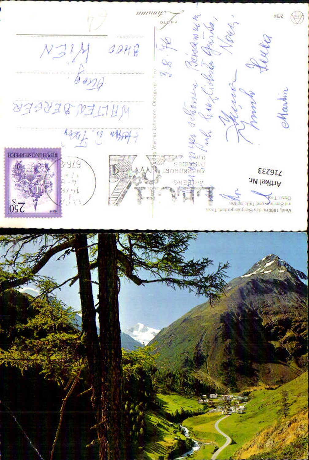Alte Ansichtskarte – Old Postcard