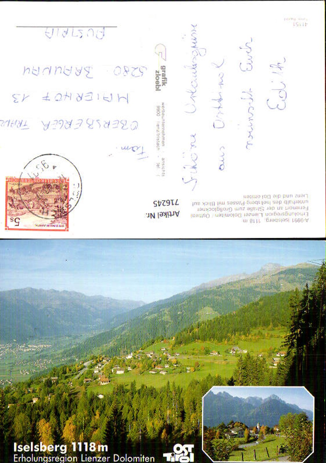 Alte Ansichtskarte – Old Postcard