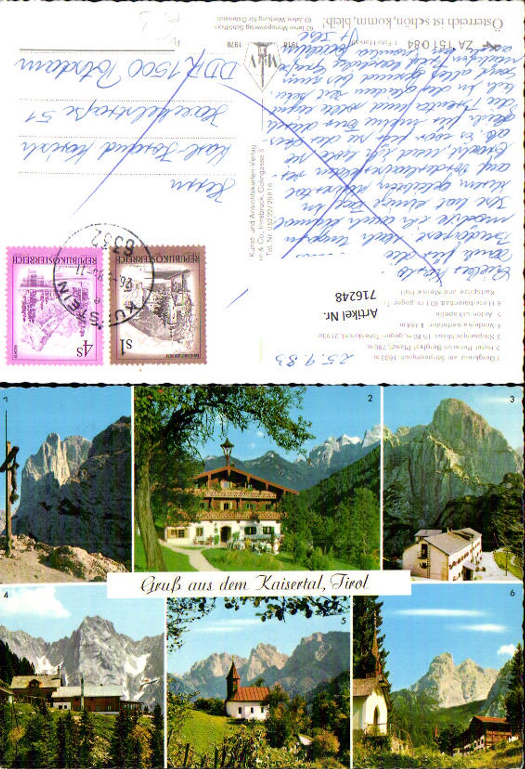 Alte Ansichtskarte – Old Postcard