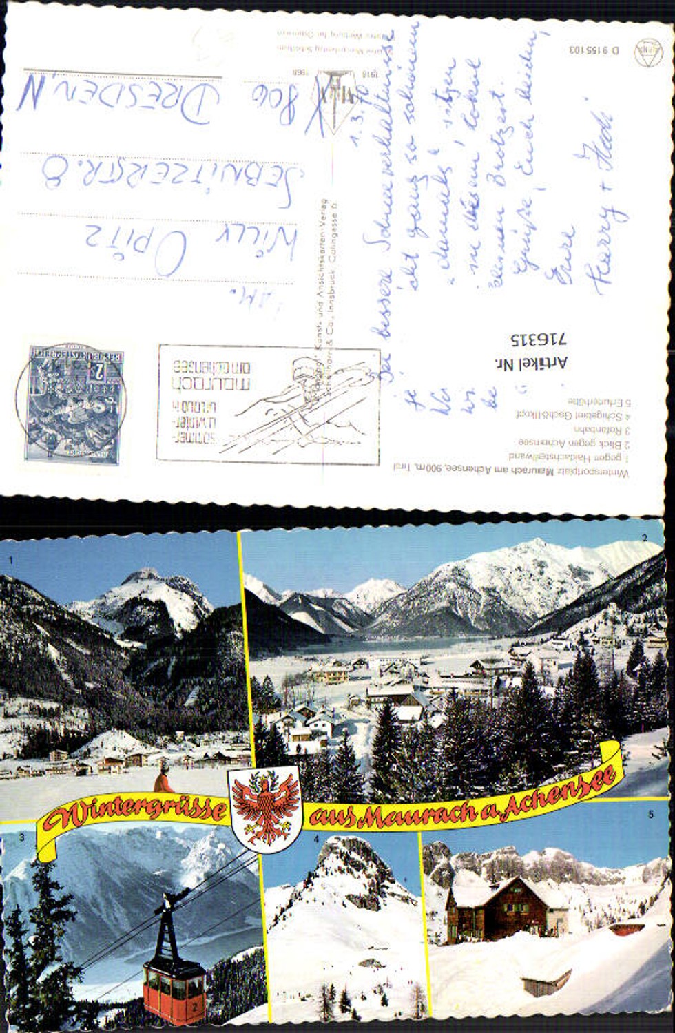 Alte Ansichtskarte – Old Postcard