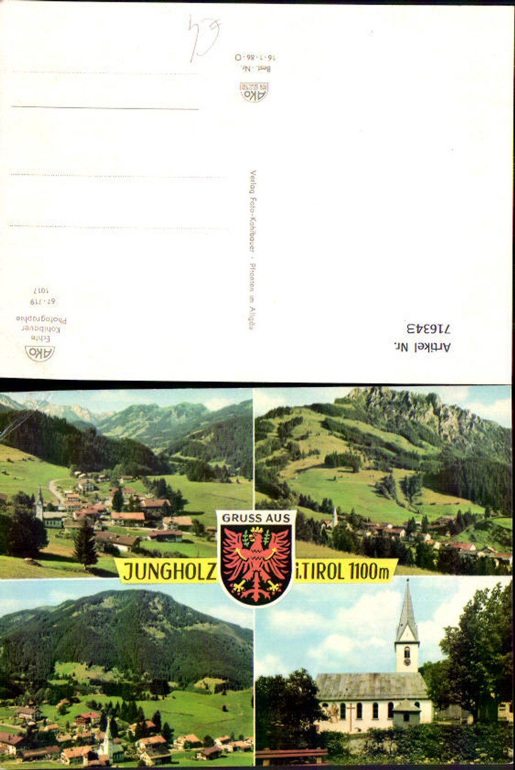 Alte Ansichtskarte – Old Postcard