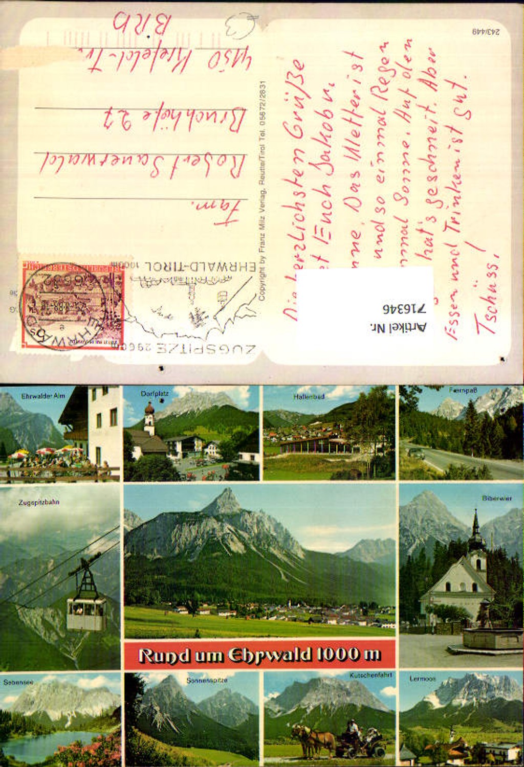 Alte Ansichtskarte – Old Postcard