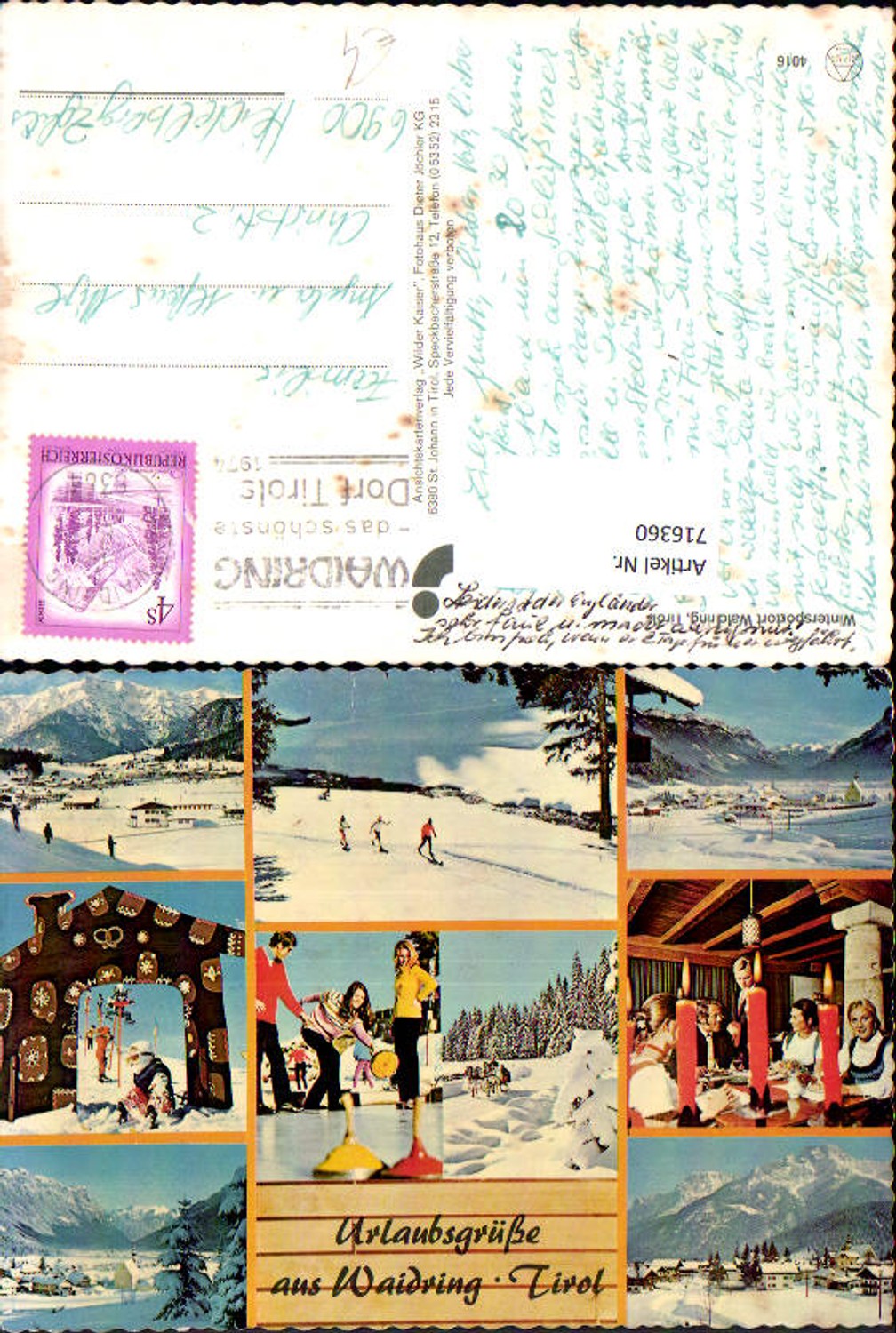 Alte Ansichtskarte – Old Postcard