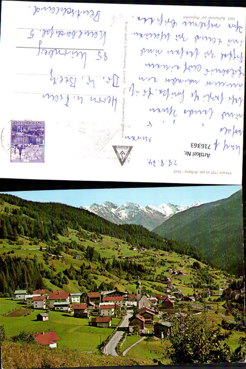 Alte Ansichtskarte – Old Postcard