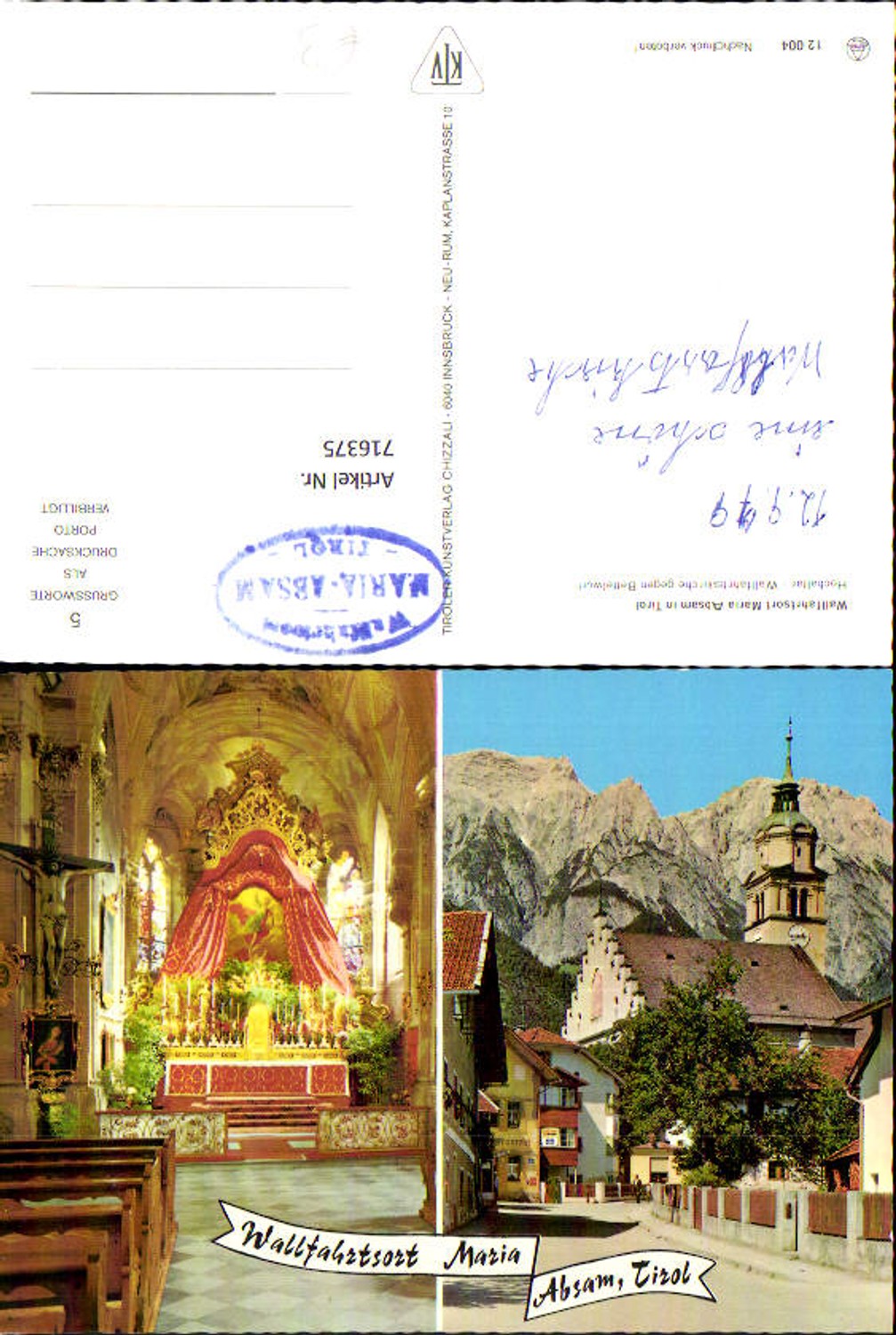 Alte Ansichtskarte – Old Postcard