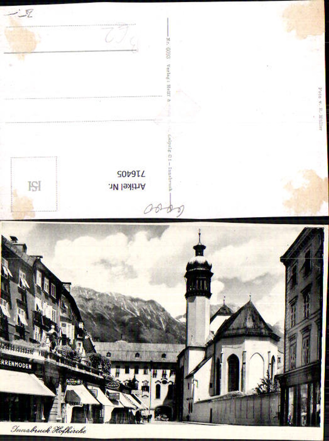 Alte Ansichtskarte – Old Postcard