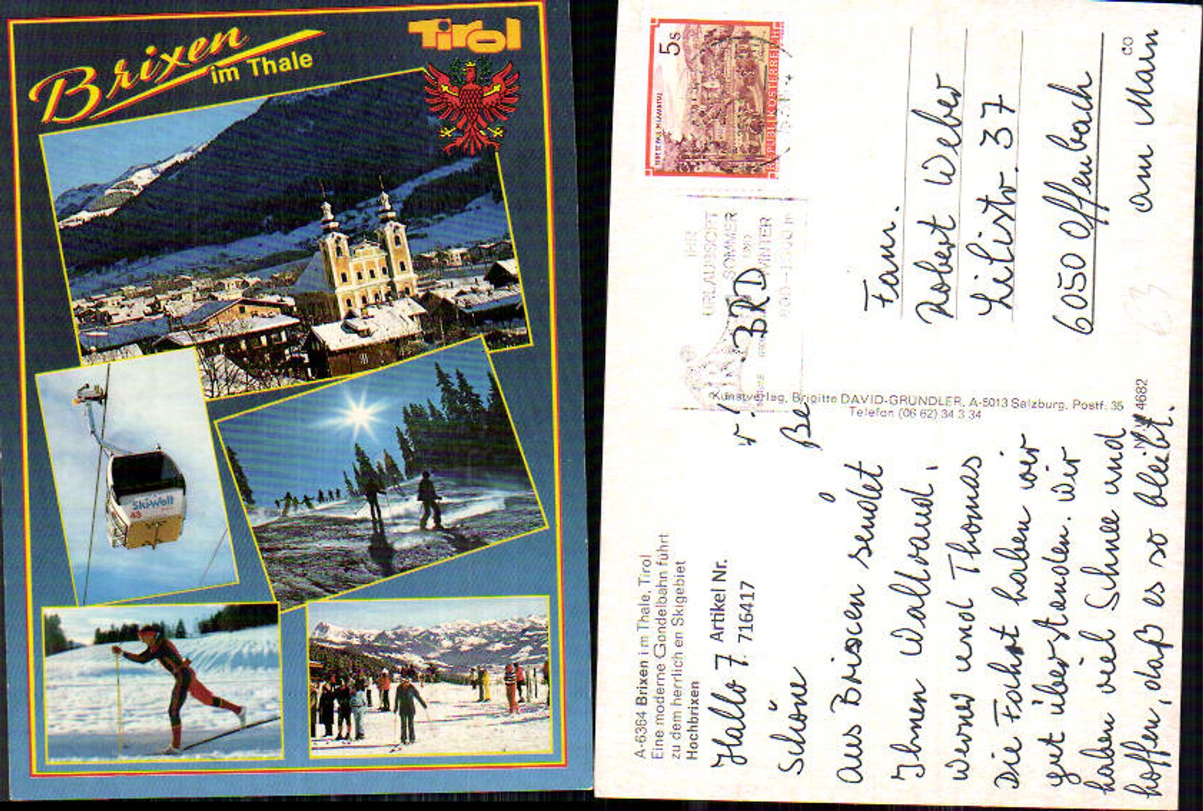 Alte Ansichtskarte – Old Postcard