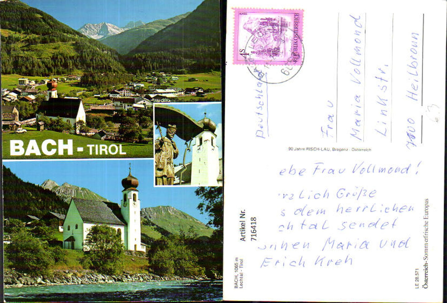 Alte Ansichtskarte – Old Postcard