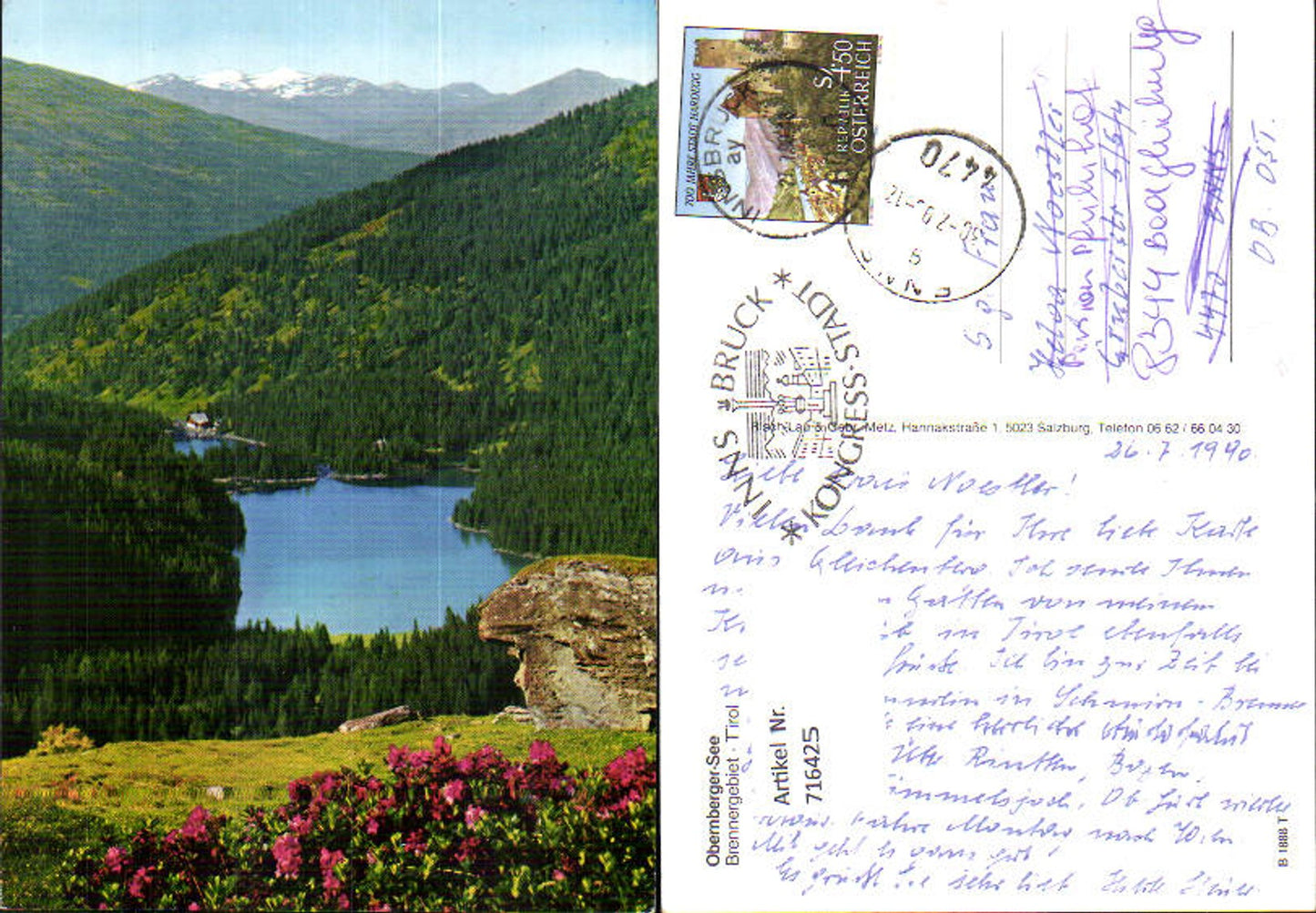 Alte Ansichtskarte – Old Postcard