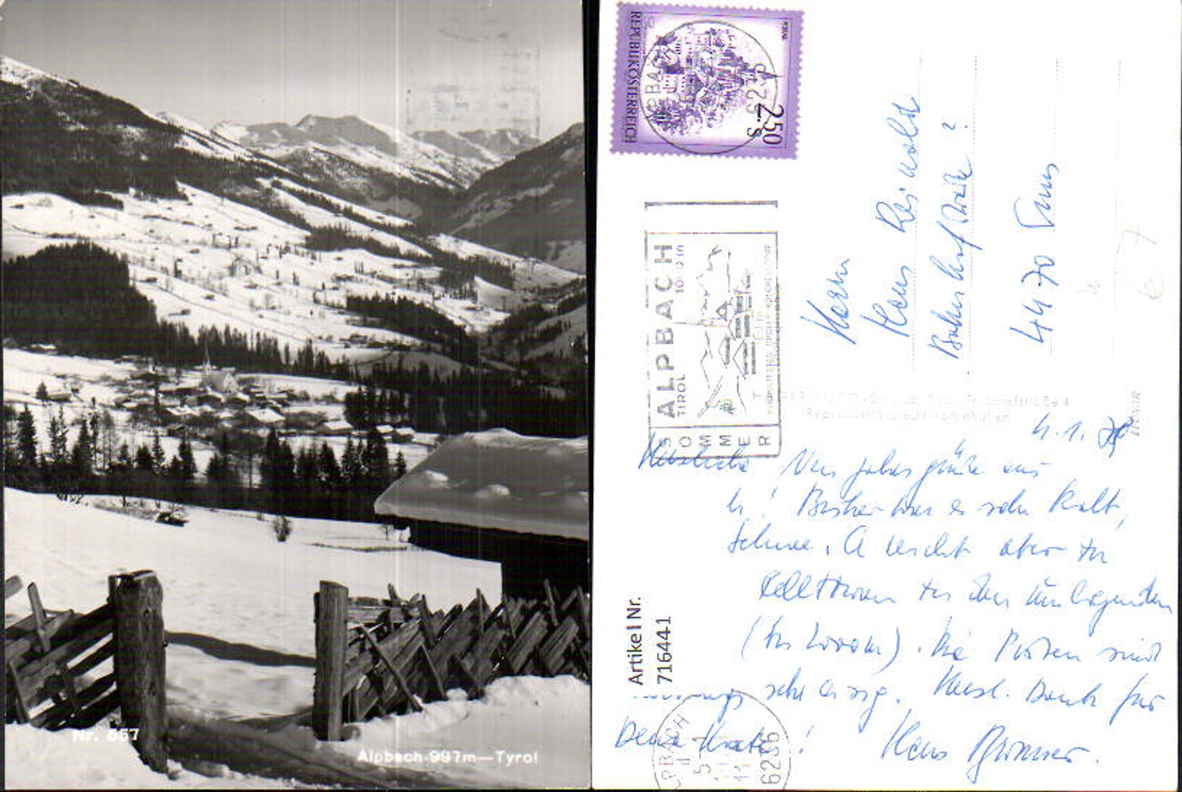 Alte Ansichtskarte – Old Postcard