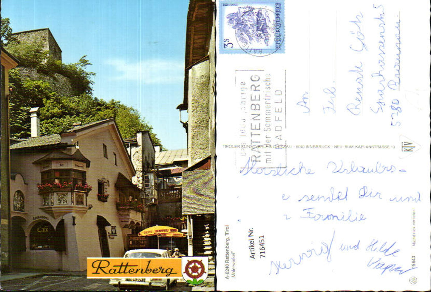 Alte Ansichtskarte – Old Postcard