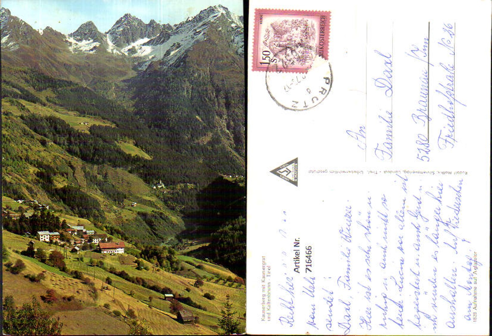 Alte Ansichtskarte – Old Postcard